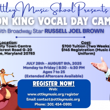 Lion King Vocal Summer Camp